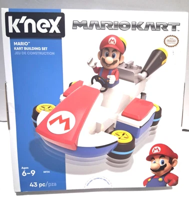 K'nex Mario Kart Building Set  Nintendo 43 Piece New - Image 1 of 2