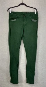 Volcom Mens Jeans Green Skinny Skater Y2K Goth Grunge Riser Skateboard 30x30 - Picture 1 of 15