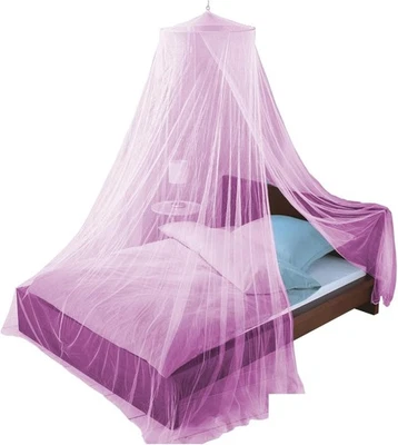 Mosquiteiro grande cama dossel conjunto de capa de rede suspensa para interior ou exterior - Imagem 1 de 4