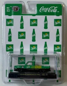 M2 Machines Coca-Cola 1973 Chevrolet Cheyenne Super 10 Custom A47 Sprite Green - Bild 1 von 6