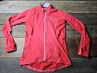 Endura Cycling Jacket Back Pocket Womens Medium Red Full Zip
