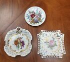 Vintage Ceramic Decorative Plates, Set of 3