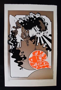 Hapshash e il cappotto colorato ~ macchina morbida ~ firmato + serigrafia numerata #117/250 - Foto 1 di 3
