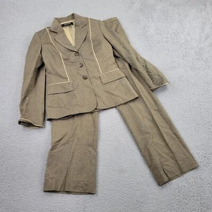 Kasper 2-Piece Suit Womens 6 Jacket Sport Coat + 6 Dress Pants 28x30 - Picture 1 of 19