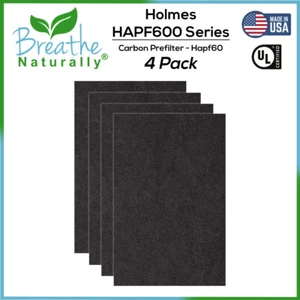 Replacement Holmes GE Bionaire HAPF60 Carbon Pre-Filter 4pk Breathe Naturally - Picture 1 of 6