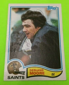 Derland Moore Autographed Football Card New Orleans Saints DE Signed Oklahoma - Picture 1 of 3