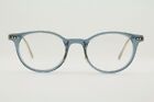Seltene authentische Oliver Peoples OV5383 1617 Elvo 46 mm gewaschene blaugrüne Brille Italien