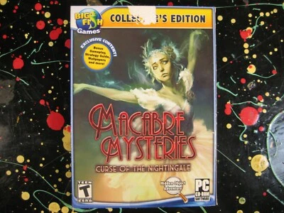 Macabre Mysteries Curse of the Nightingale Hidden Object Win XP PC CD Game - Image 1 of 4