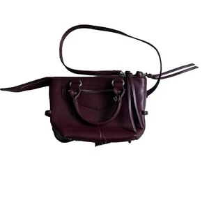 Borsa a mano Urban Expressions vegana in pelle ciottoli bordeaux Merlo in perfette condizioni - Foto 1 di 3