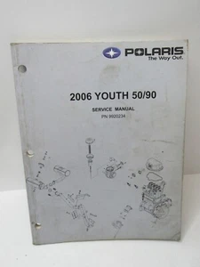OEM Factory 2006 Youth 50/90 Polaris Service Shop Manual 9920234 - Picture 1 of 3