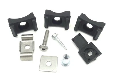 Doppelstabmattenzaun Befestigung Halter Pfosten Zaun Auflage Rundrohr Dämpfer - Bild 1 von 4