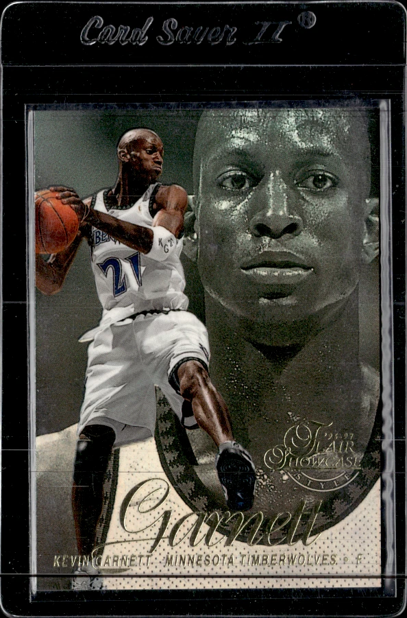 1996-97 Flair Showcase #21 Kevin Garnett Legacy Collection Row 2 (Style) #/150