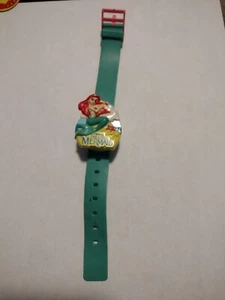 The Little Mermaid 1989 Disney Vintage Flip Ariel Watch Needs Battery  - Picture 1 of 4