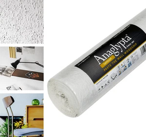Anaglypta Wallpaper Woodchip White stuff Textured Lining Paper Home Decor 10m - Picture 1 of 7