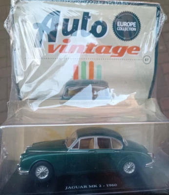 AUTO VINTAGE EUROPE COLLECTION  N.#67 JAGUAR MK 2 (1960) 1:24 - Immagine 1 di 4