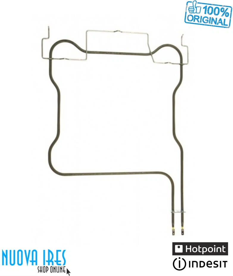 RESISTENZA FORNO INFERIORE ARISTON INDESIT HOTPOING 1150W ORIGINALE C00526533