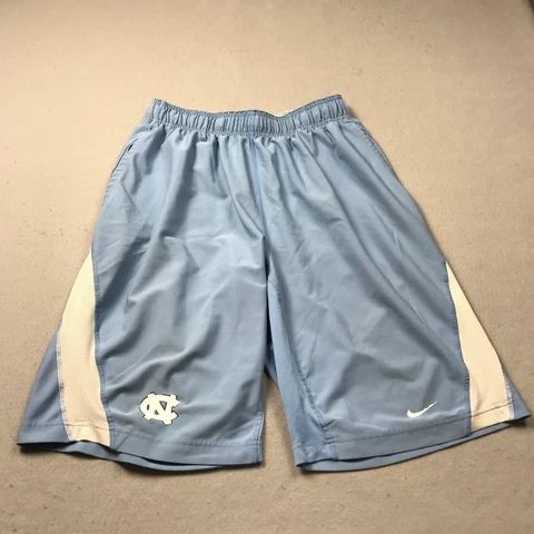 North Carolina Tarheels Shorts Mens Small Blue White Nike NCAA Logo Air Athletic Cover