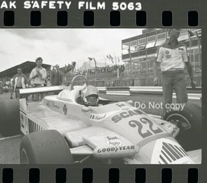 ALFA ROMEO 179 GP BRITÁNICO 1980 PATRICK DEPAILLER 35 MM NEGATIVO FOTO CUADRÍCULA - Imagen 1 de 2