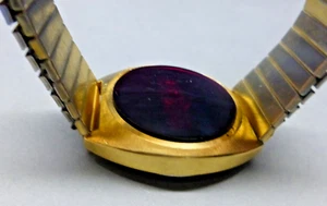 Litronix Swiss Gehäuse Gold 70er E. Gluck Corp. rotes LED Uhrenarmband - for parts - Bild 1 von 7