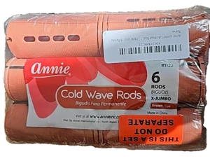 Annie X-Jumbo Cold Wave Rods 6 RODS-#1122 (Brown) - Picture 1 of 1