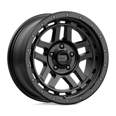 Rueda negra satinada 18x8,5 KMC KM540 RECON 5x5 (0 mm) Foto 1 de 4