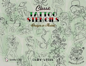 Classic Tattoo Stencils: Designs in Acetate by Cliff White (English) Hardcover B - Picture 1 of 1
