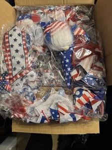 XL Patriotic Floral 4th of July Country Front Door Wreath Decor - Picture 1 of 1