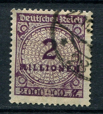 Reich alemán: Michel 315 A - Scott 282 - Sello de la era de la inflación de 1923 - usado Foto 1 de 2