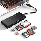 USB C Multi Card Reader, SD/TF/CF/XD/MS Type-C 5Gps High Speed 7-in-1 XD Pict...