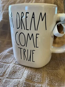 Rae Dunn A Dream Come True Mug by Magenta With Black Lettering - Picture 1 of 2