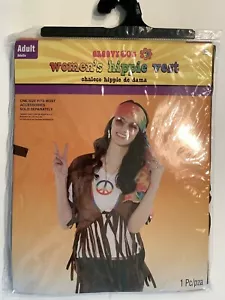Costume Hippie Vest 1960 Style Super Annie’s 60 New In Package One Size - Picture 1 of 2
