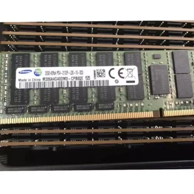 Samsung 32GB DDR4 2133MHz PC4-17000 2RX4 ECC Registered Memory M393A2G40DB0-CPB - Image 1 of 4