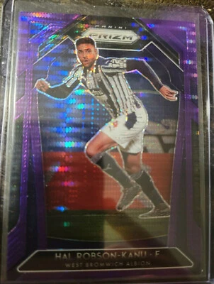 Hal Robson-Kanu 2020-21 Prizm EPL Soccer Breakaway Purple Prizm /99 - West Brom - Image 1 of 2