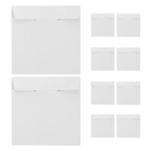 10pcs Cardboard CD/DVD Mailer Envelopes Flat Design with Self Seal Adhesive for - Afbeelding 1 van 12