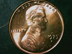 1979D LINCOLN CENT WITH A RPM MINT MARK RPM-001+ A STRONG DDR D/D SOUTHEAST - Picture 1 of 15
