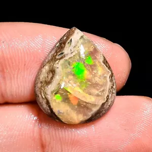 Chocolate opal Natural Pear Shape Cabochon 8.5 Ct. 18X15X5 mm A-51 - Picture 1 of 2