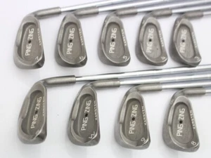 Ping Zing Stainless Black Dot Iron Set #3-9,W,S (9Clubs) /Steel Shaft - Picture 1 of 6