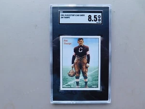 Scarce /400 JIM THORPE Authentic 1981-94 Klector's NYC Cab Card SGC 8.5 NM-MT+ - Picture 1 of 2