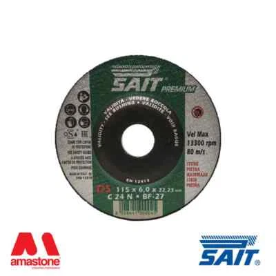 Grinding wheels for the cast iron and stone deburring Premium-DS C 24 N – SAIT - Image 1 of 3