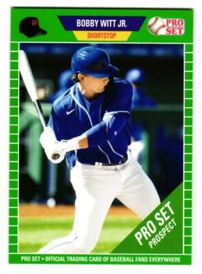2021 Bobby Witt Jr Leaf Pro Set Rookie Green - Kansas City Royals - Image 1 of 2