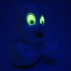 Peluche Casper il fantasma amico occhi luminosi 1995 Dakin Universal Studios - Foto 1 di 9