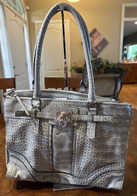 Bolso de hombro vintage Guess Y2K imitación piel de serpiente cuero reptil Foto 1 de 4