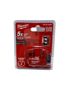 Milwaukee 5x Longer Life 1/2" Mini Copper Tubing Cutter 48-22-4250 - Picture 1 of 2