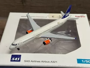 1:500 Herpa Airbus A321 SAS Scandinavian LN-RKK - Imagen 1 de 1