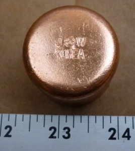 1-1/4" Copper Stop End (Brand Varies) - Picture 1 of 3