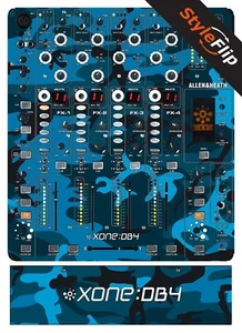 Skins Allen & Heath XONE DB4 | Camuflaje azul | Calcomanía protectora | StyleFlip Skins - Imagen 1 de 1