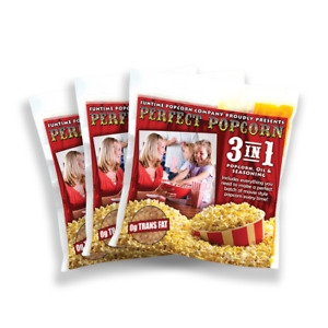 FunTime FT824 8-Ounce 3-in-1 Popcorn portion Movie Pouch Kit - 24pk