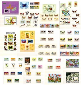 Sellos Mariposas años entre 1966 a 1992, sellos nuevos butterflies stamps - Imagen 1 de 1