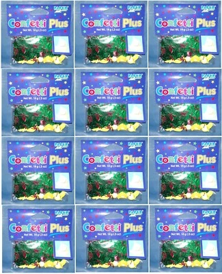¡COMPRA A GRANEL! ¡12 PAQUETES! Funtime Confetti #020083, 1/2 oz/paquete Foto 1 de 4