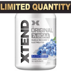 SCIVATION XTEND 90 SERVES BCAA's ELECTROLYTES BRANCHED CHAIN AMINO ACIDS GLUTAMI - Picture 1 of 1